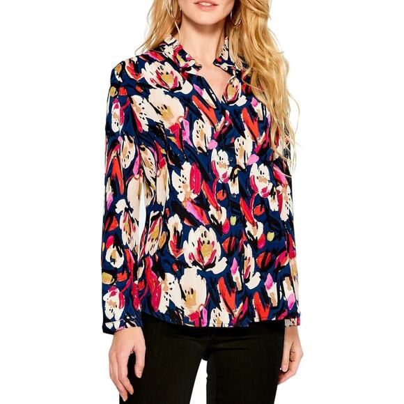 NIC+ZOE Tops - NIC+ZOE Zappy Blooms Shirt